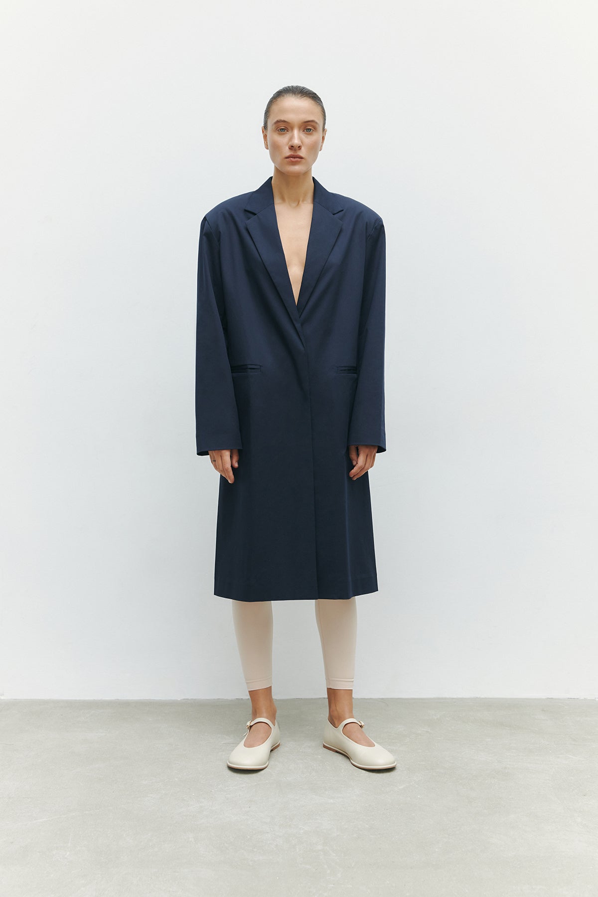 COAST TRENCH IN NAVY BLUE COLOR